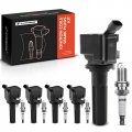 A-premium Ignition Coils And Spark Plugs Kits Compatible With Chevrolet Colorado 2007-2012 Gmc Canyon Hummer H3 2007-2010 3 7l