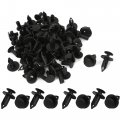 Uxcell 9mm Hole Dia Rivets Fastener Push Pin Plastic Clips For Car 50pcs