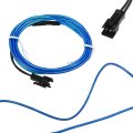 1 Meter 3ft Neon El Wire String Strip Blue Cold Light Glow For Car Interior Decoration