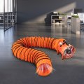 Ceraburet Utility Blower Exhaust Axial Hose Fan 12 Inches 65 M3 H High Velocity Portable Ventilator Low Noise Extractor With 16 