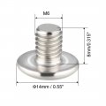 Uxcell Machine Screws M6x8mm Phillips Screw 304 Stainless Steel Fasteners Bolts 30pcs