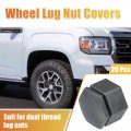 Uxcell 20 Pcs Wheel Lug Nut Covers For Land Rover Range Sport 2006-2013 Buick Regal 2015-2017 Truck Cap 22mm Gray Anti Scratch