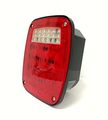 Universal Square 12v Combination Led Signal Tail Light 2 Pack For Truck Trailer Boat Jeep Suv Rv Vans Flatbed Model 80685 Dot 