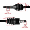 Caltric Front Left And Right Cv Joint Axle Compatible With Can-am Outlander 500 L Max 4x4 Dps Xt 2015