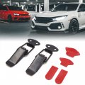 Uxcell Universal 2pcs Black Metal Bumper Hood Pin Lock Clasp Clip Kit For Car Auto