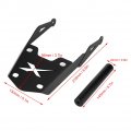 Fydun Motorcycle Phone Mount Mobile Holder Aluminium Alloy Navigation Bracket Stand Black For Kawasaki Versys X300 X-300