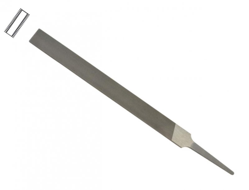 Swiss Pattern File By Grobet Pillar Regular 8 Inch Cut 1