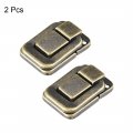 Uxcell Toggle Catch Lock 38mm Retro Decorative Bronze Hasp W Screws For Suitcase Chest Trunk Latch Clasp Pack Of 2