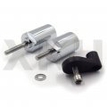Smt-no Cut Aluminum Frame Slider Crash Protector Compatible With 2001 2002 Suzuki Gsxr 1000 Gsx-r Chromed B01726bhry