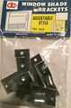 6 Each Window Shade Brackets Adjustable Style Packs Of 1 Pair 