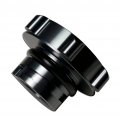Vms Racing Gunmetal Oil Cap With Silver Engine Notice Emblem In Cnc Machined Billet Aluminum Compatible Ls7 Lsa Ls9 Lt1 Lt4 Dry