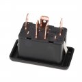 Uxcell 5 Pins Car Window Switch Control Master Rockeres Momentary Glass Lifter Switch Dc 12v
