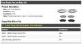 Front Ceramic Brake Pads And Rotor Kit Compatible With 2005-2008 Pontiac Grand Prix