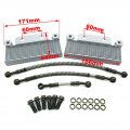 Tc-motor Twin Double Dual Oil Cooler For Zongshen Daytona 190cc Lxr Dhz Pit Dirt Bike