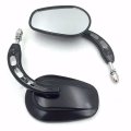 Smt-black Big Side Mirrors With Hollow-out Stem For 1982-later H-d Except Vrscf 2014-later Flhtkse Flhrse6 Flhr And Flhrc 