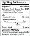 Satco S8208 13 Watt 60 880 Lumens Mini Spiral Cfl Bright White 4100k Gu24 Base Light Bulb