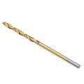 Uxcell High Speed Steel Straight Shank Twist Drill Bit Fully Ground Titanium Coated 2 1mm Diameter 49mm Total Length 25mm 6 Pcs