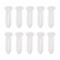 Uxcell 6x26mm Plastic Expansion Tube Bolts Column Frame Fixings Translucent 100pcs