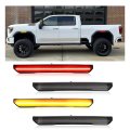 Hecasa Front Rear Led Side Marker Lights For 2020-2024 Gmc Sierra 2500hd 3500hd 2023-2024 Canyon Replacement 84185031 84806032 