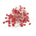 A14050500ux0192 Rectangle Diffused Led Lamp Bulb 100 Piece 2 Mm X 5 7 Red 
