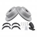 Rear Brake Pad Rotor Kit For 2016 Lexus Gs350 Gs450h Is200t Is300 Is350 Rc350