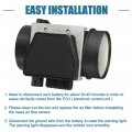 Uxcell 1 Pcs Car Mass Air Flow Meter Maf Sensor For Volvo 240 1988-199340 3l 1985-1987 740 2 1985-1990 2 3t 1985-19ell 1 Pcs