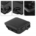 Qiilu Armrest Cup Holder Rear Central Console For Mk5 Mk6 Eos Rabbit 1k0862532