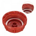 Uxcell Can Cap With Sealing O-ring Gasket For 5-8 Gallon Bucket Gas Replacement Caps Red 2pcs