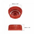 Uxcell Can Cap With Sealing O-ring Gasket For 5-8 Gallon Bucket Gas Replacement Caps Red 2pcs