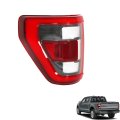 Tail Light Black Frame Lamp Assembly Replacement For F150 2021-2023 Left Side W Blind Spot Function O Blind Module 