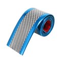 7cmx1 Meter Universal Door Sill Protector Edge Trunk Bumper Anti Scratch Scuff Guard Sticker Diy Pc Cover Strip For Car Carbon 