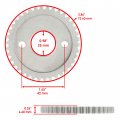 Caltric Camshaft Cam Timing Chain Gear Sprocket Compatible With Polaris Ranger 570 2014 2015-2020