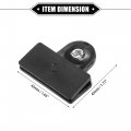 Vekauto 2 Pcs Window Door Glass Channel Retainer Clip 1 77 X1 65 X0 43 Regulator Holder Sash Universal For Car Truck Van