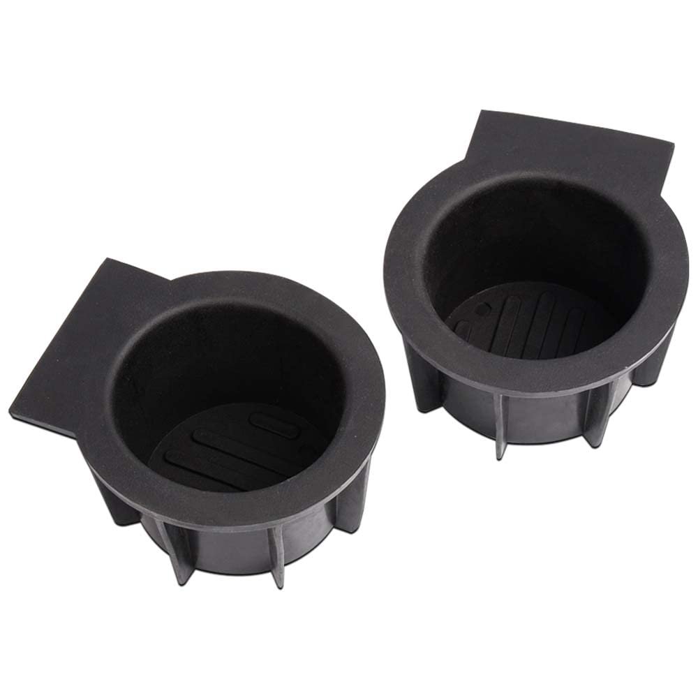 Center Console Cup Holder Insert For Ford F150 2004 2014 Expedition 2003 2006 Lincoln Navigator And Mark Lt Black Abs Plastic 2
