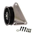 Air Conditioning Bypass Pulley For Ford Escort 1992 To 2002 Plastic And Aluminum Bracket Serpentine 114mm Outside Diameter Fs10 