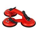 Plastic Triple Pad Vacuum Lifter 05063p Red Corrosion Resistant Frame With 4 625 In Diameter Cups For Smooth Surfaces 