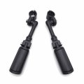 Xkh Group Black Long Angled Adjustable Peg Mounting Kit Wing Zombie Sull Footrest For V-star Roadstar Suzuki Boulevard Equipped