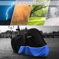Waterproof Motorcycle Cover For Yamaha R1 R2 R3 R4 R6 R7 Supersport 420d Oxford Fabric All Weather Protection 86 In L X 32 W 48