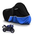 Waterproof Motorcycle Cover For Yamaha R1 R2 R3 R4 R6 R7 Supersport 420d Oxford Fabric All Weather Protection 86 In L X 32 W 48 