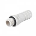 Uxcell Pvc Barb Hose Fitting Connector Adapter 10mm Or 25 64 Barbed X G1 8 Male Pipe 10pcs