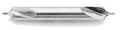 1 60mm Hss Combined Drill And Countersink 60 Degrees Included Angle Right Hand High Speed Steel 2 Pieces 