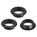 3 Pcs Rubber Grommets 40mm Id 50mm Drill Hole Double Sided Hollow Firewall Plugs Round Electrical Wiring Gasket Black Rg-40-50 