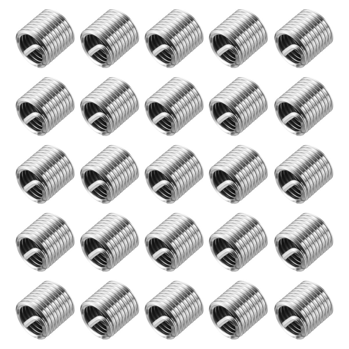 30pcs Wire Thread Inserts 1 23 Unc 1 5d 3 4 304 Stainless Steel Helical Type Coiled Repair Kit Screw Threaded Sleeve Sheath For