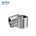 30pcs Wire Thread Inserts 1 23 Unc 1 5d 3 4 304 Stainless Steel Helical Type Coiled Repair Kit Screw Threaded Sleeve Sheath For