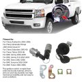 Ignition Lock Cylinder Keys Fit For G M C Sierra 2500hd Sle Extended Cab Pickup 4-door 6 6l 6599cc 403cu In V8 Diesel Ohv