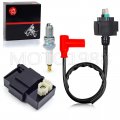 Ignition Coil And Cdi Box Kit For Honda Foreman 450 Trx450fe Trx450fm 2002 2004 Trx450es 1998 2001 Includes Spark Plug 