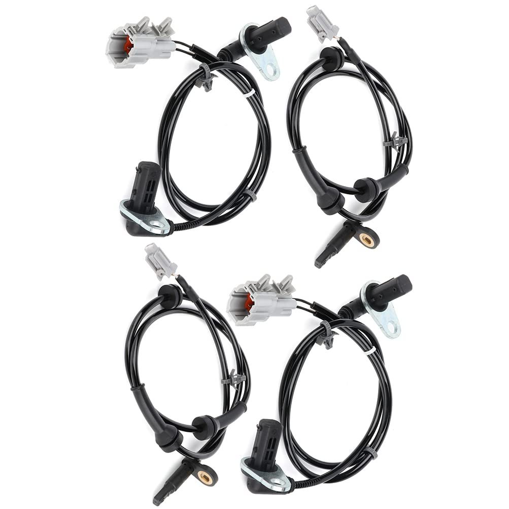 Abs Wheel Speed Sensor Left Front Right Rear Fit For 2003-2008 Infiniti Fx452003-2008 Fx35 Als1774 Als1779 4pcs