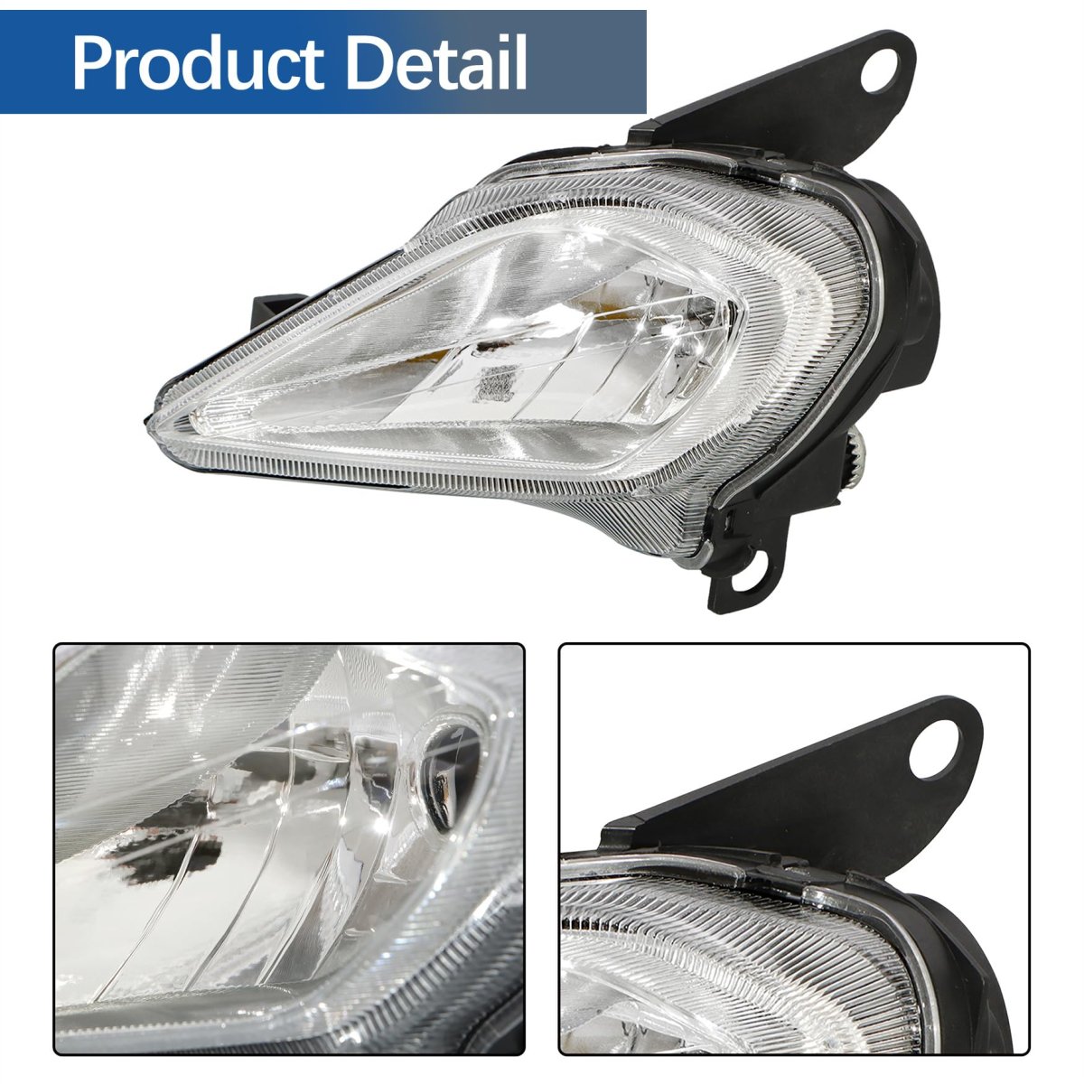 Left Headlight Housing Frame Replacement For Yamaha Raptor 250 350 700 And Wolverine 450 2004 To 2020 Part 5tg-84110-00-00