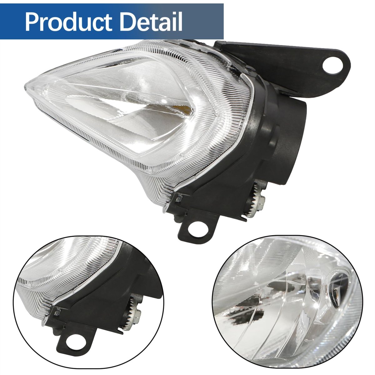 Left Headlight Housing Frame Replacement For Yamaha Raptor 250 350 700 And Wolverine 450 2004 To 2020 Part 5tg-84110-00-00