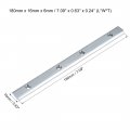 Uxcell Straight Line Connector 7 Inch Joint Bracket With Screws For 3030 Series Aluminum Extrusion Profile 8mm T Slot 4 Pcs